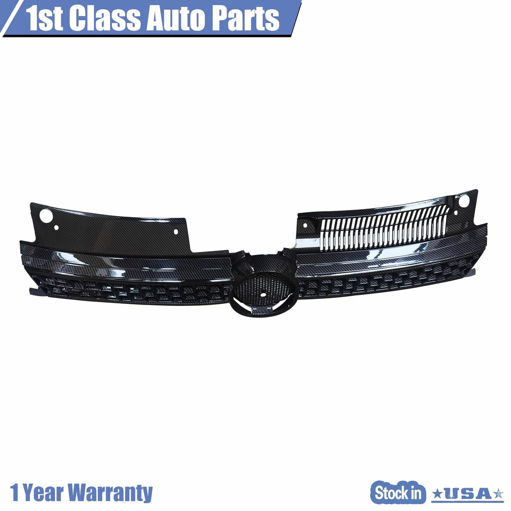 Carbon Fiber Grille for VW MK6 Golf/GTI/Jetta Sportwagen (2010–2014)