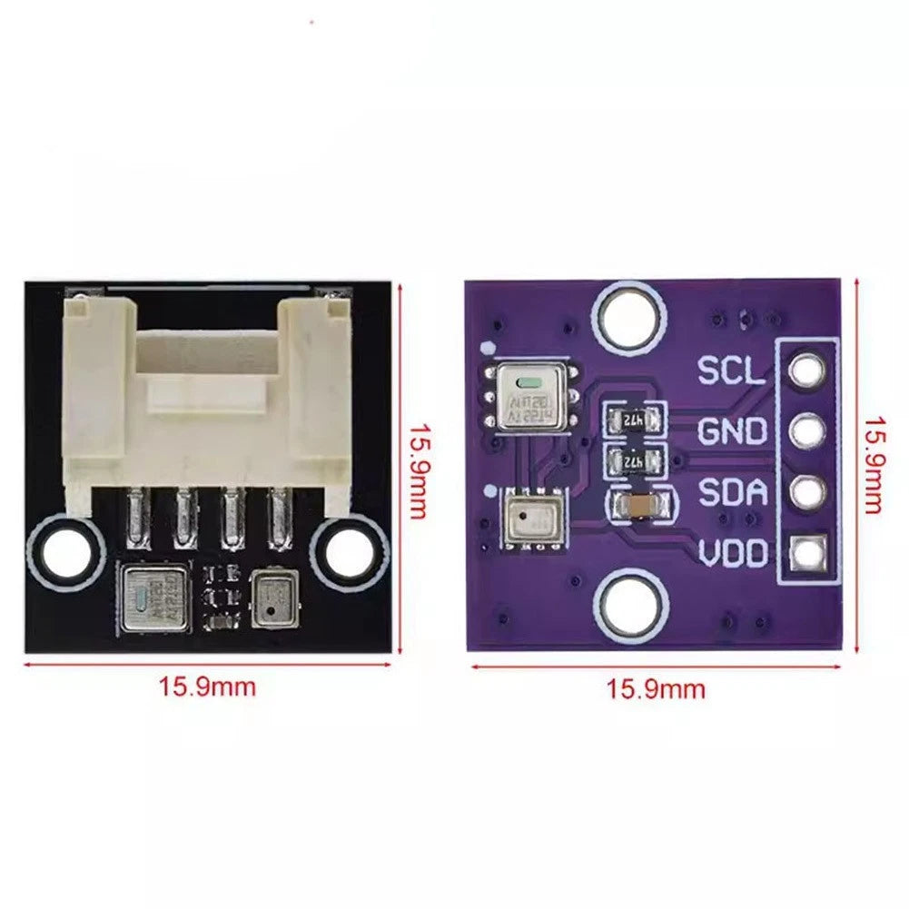AHT20 for BMP280 Environmental Monitoring Module (Real Time Data Acquisition)