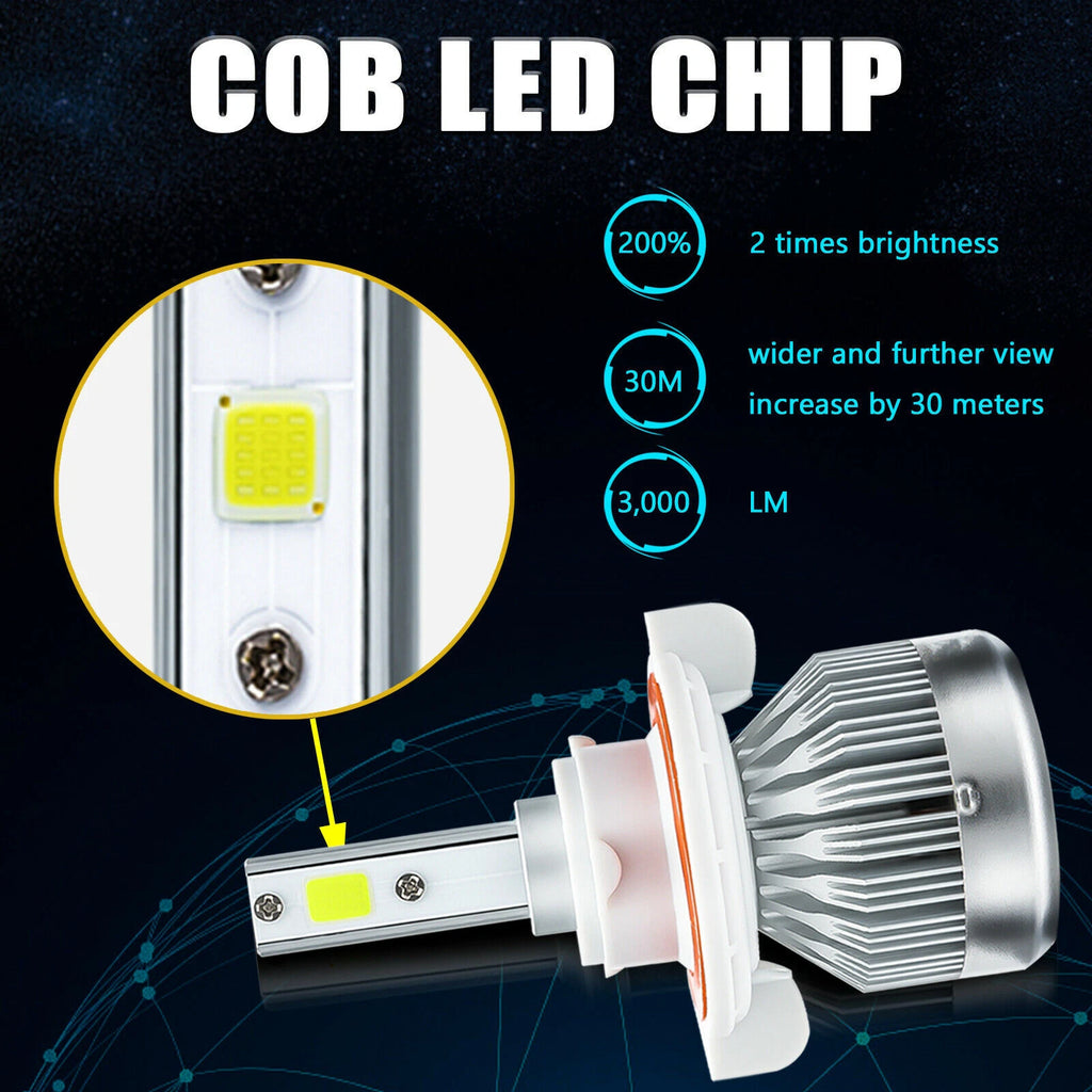 LED Headlight and Fog Light Bulbs Combo for Ford F-150 (2004-2014)