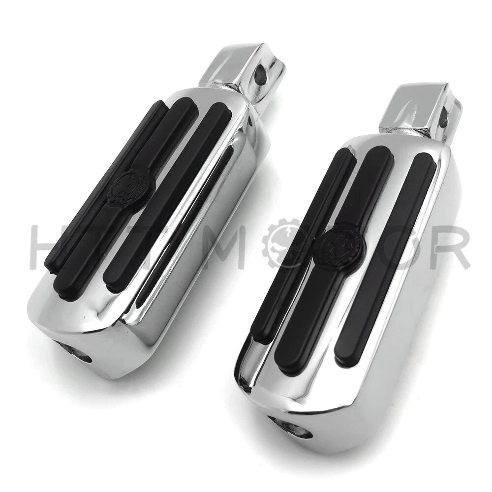 Groove Gear Skull Custom Footpegs for Kawasaki Vulcan 1500 1600 1700 (1996–2010)