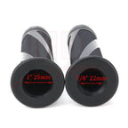 Rubber Gel Hand Grips for Honda Suzuki Kawasaki Yamaha (7/8")