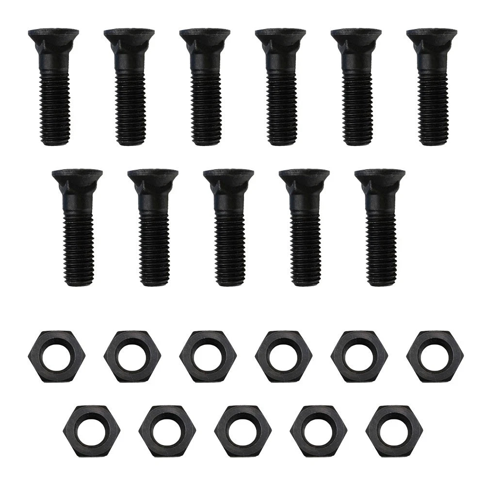 Set of 11 Plow Bolts & Nuts for Blades/Cutting Edge 5/8-11x2 1/4