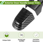 Exterior Door Handle Cover Trim for Chevrolet Camaro (2016–2023) Carbon Fiber Black
