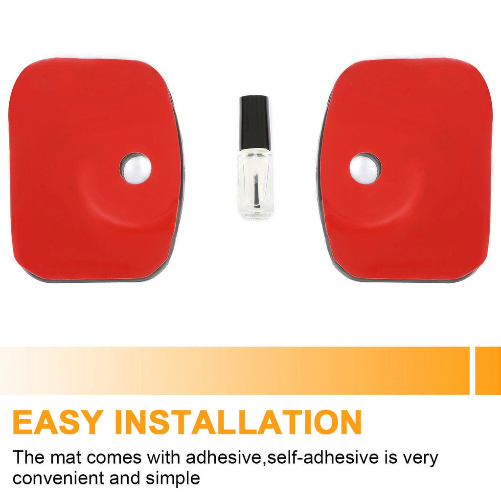 Pair Black Roof Rail Pads for Ford Transit