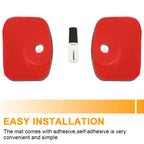 Pair Black Roof Rail Pads for Ford Transit