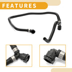 Radiator Hose for BMW F20 F21 (2014–2019) No. 17127647293 Rubber Black