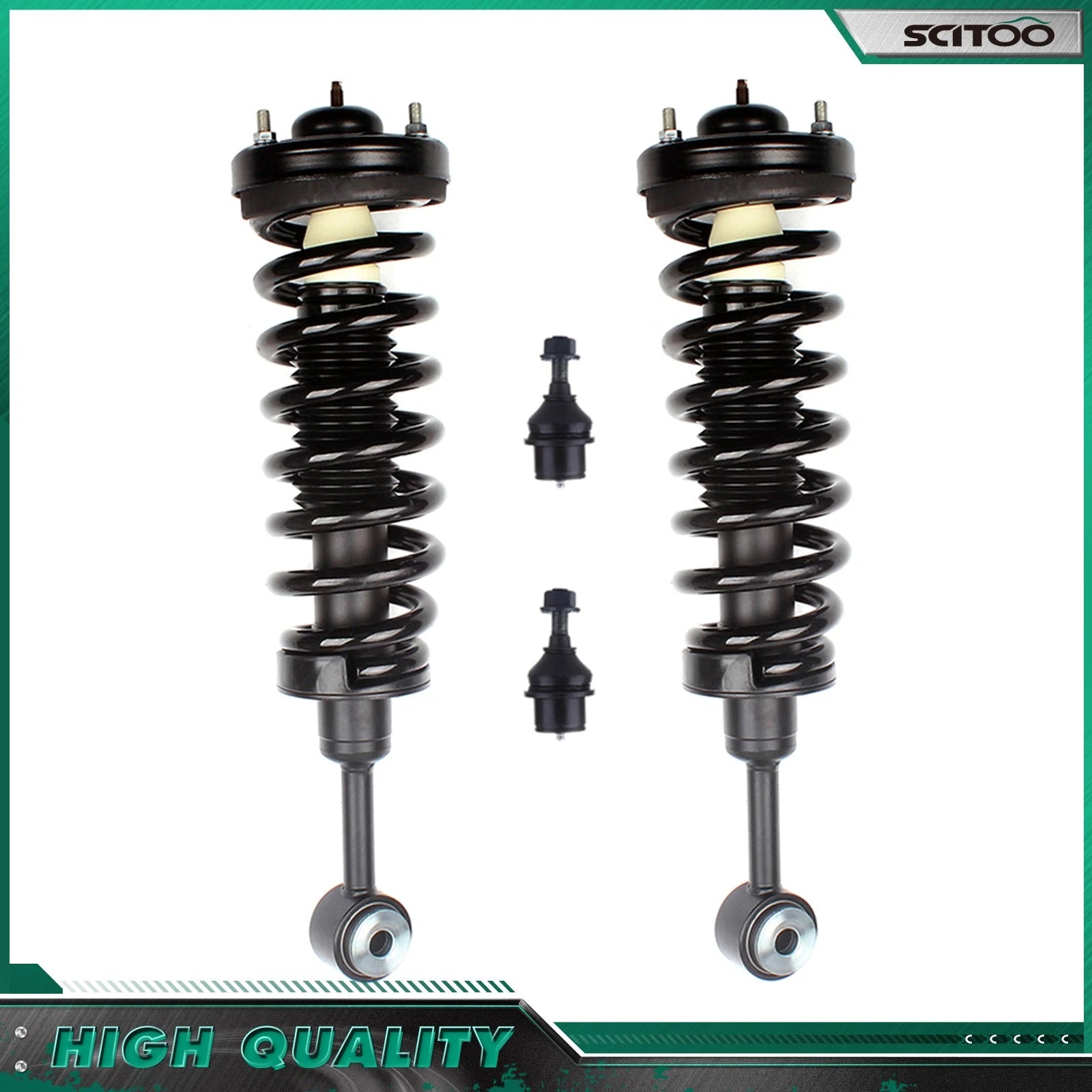 Front Strut Spring Assemblies & Lower Ball Joint for Lincoln Mark LT (2006–2008)