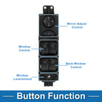 Power Window Switch for Mercedes-Benz Vito W639 (2003–2013) No.A6395451313