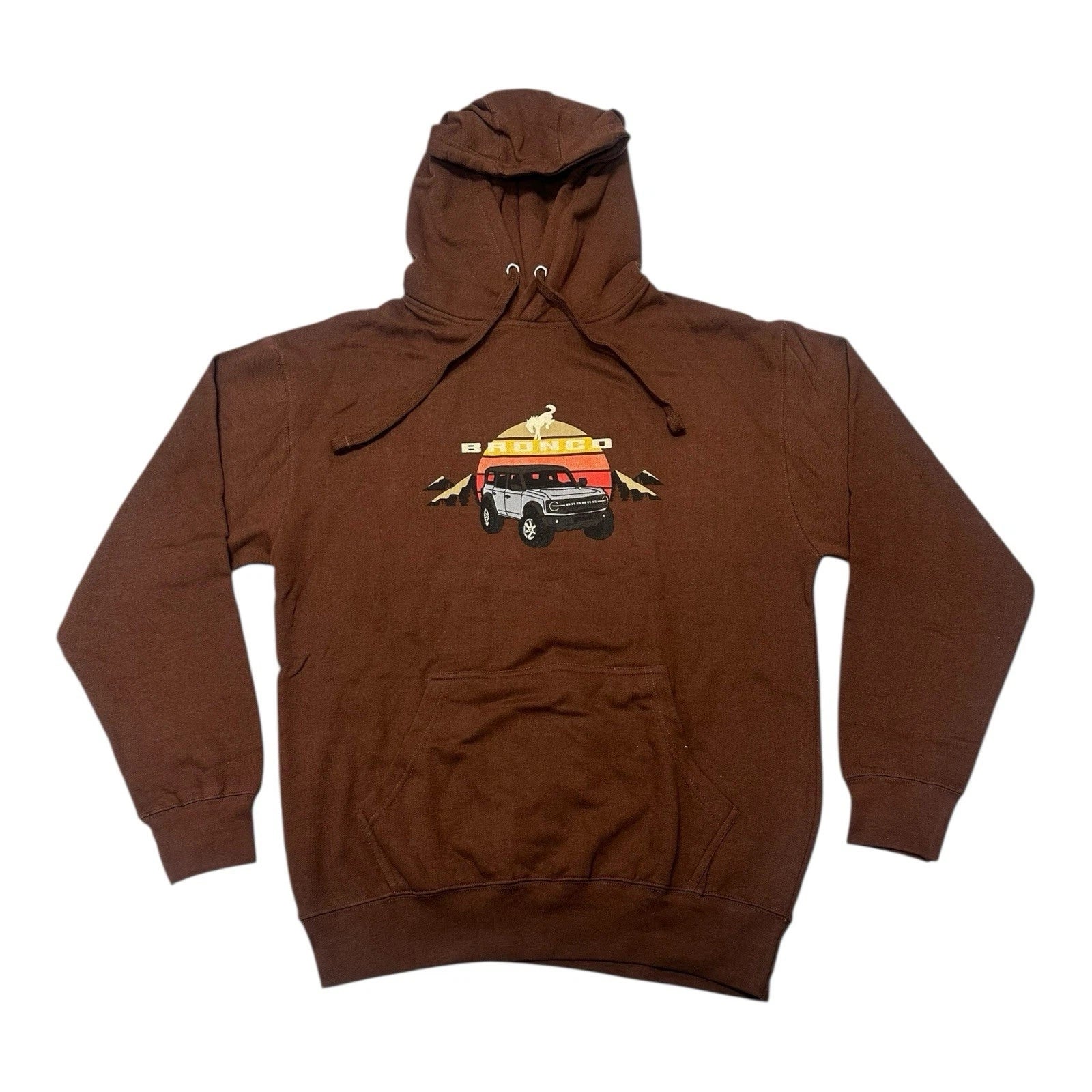 Ford Bronco Sunrise Brown Hoodie (Licensed)