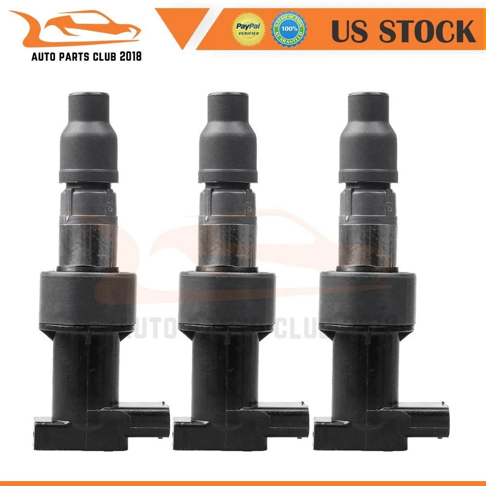 Set of 3 Ignition Coils for Jaguar X-Type S-Type (2002–2008)