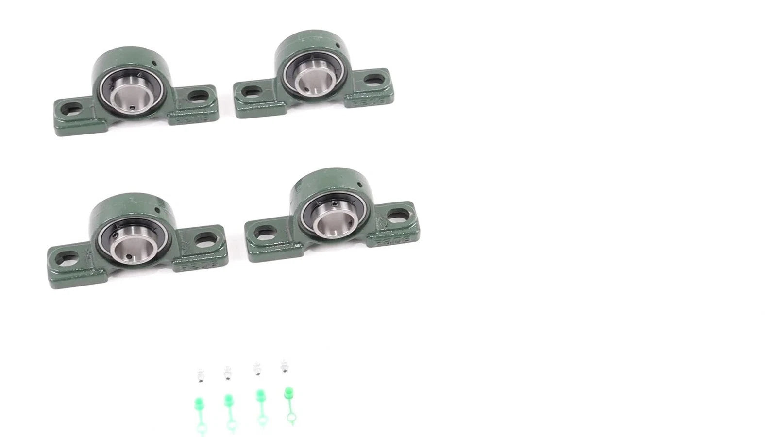 Set of 4 Pillow Block Bearings for UCP 206-20 (Self Aligning, 1-14" Bore)