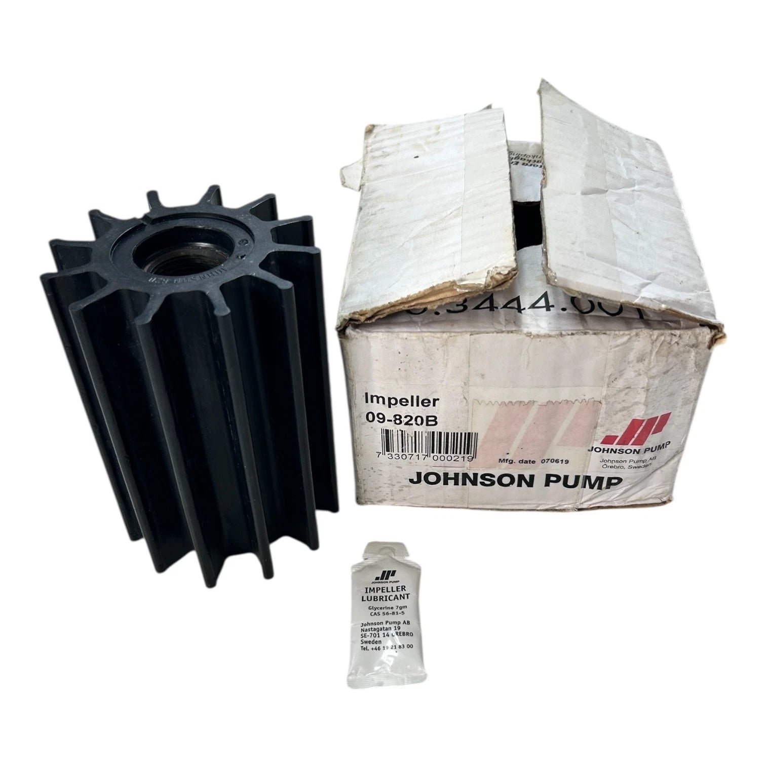 Neoprene Water Pump Impeller Kit for Johnson Pump 09-820B (OEM)