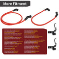 2 Spark Plug Wires for Harley FLTR Road Glide FLHR Road King FLHX (2009–2016)