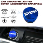 Blue Billet Aluminum Nitrous Cigarette Lighter Plug Cover for Car (Universal)