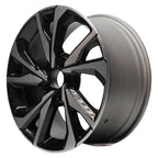 Rim Wheel Replacement with Machined Black Pockets for Honda Civic (2017–2018)
