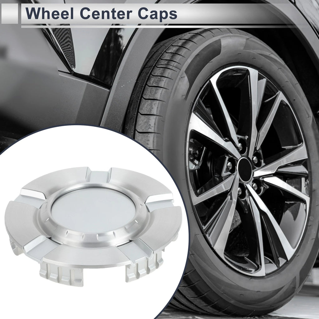 Wheel Center Caps for Chevrolet Silverado 1500 (2007–2013) Silver Tone Plastic