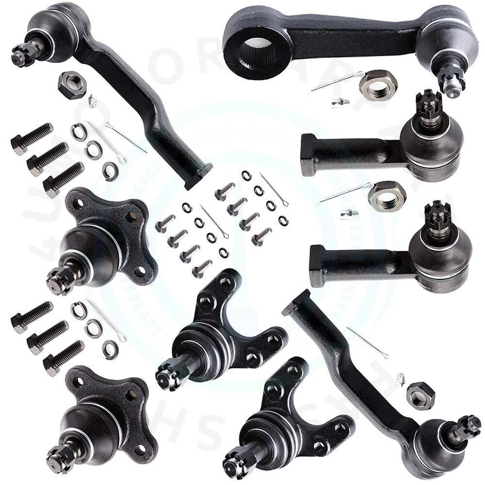 Set of 9 Ball Joints and Tie Rod Ends for Mazda B2000 B2200 B2600
