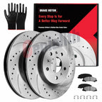 5 Lug Front Rotor Brake Pads for Chevrolet Impala Limited (2014–2016)