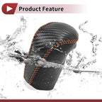 Gear Shift Knob Cover for Nissan Rogue Sport (2017–2022) Black Carbon Fiber