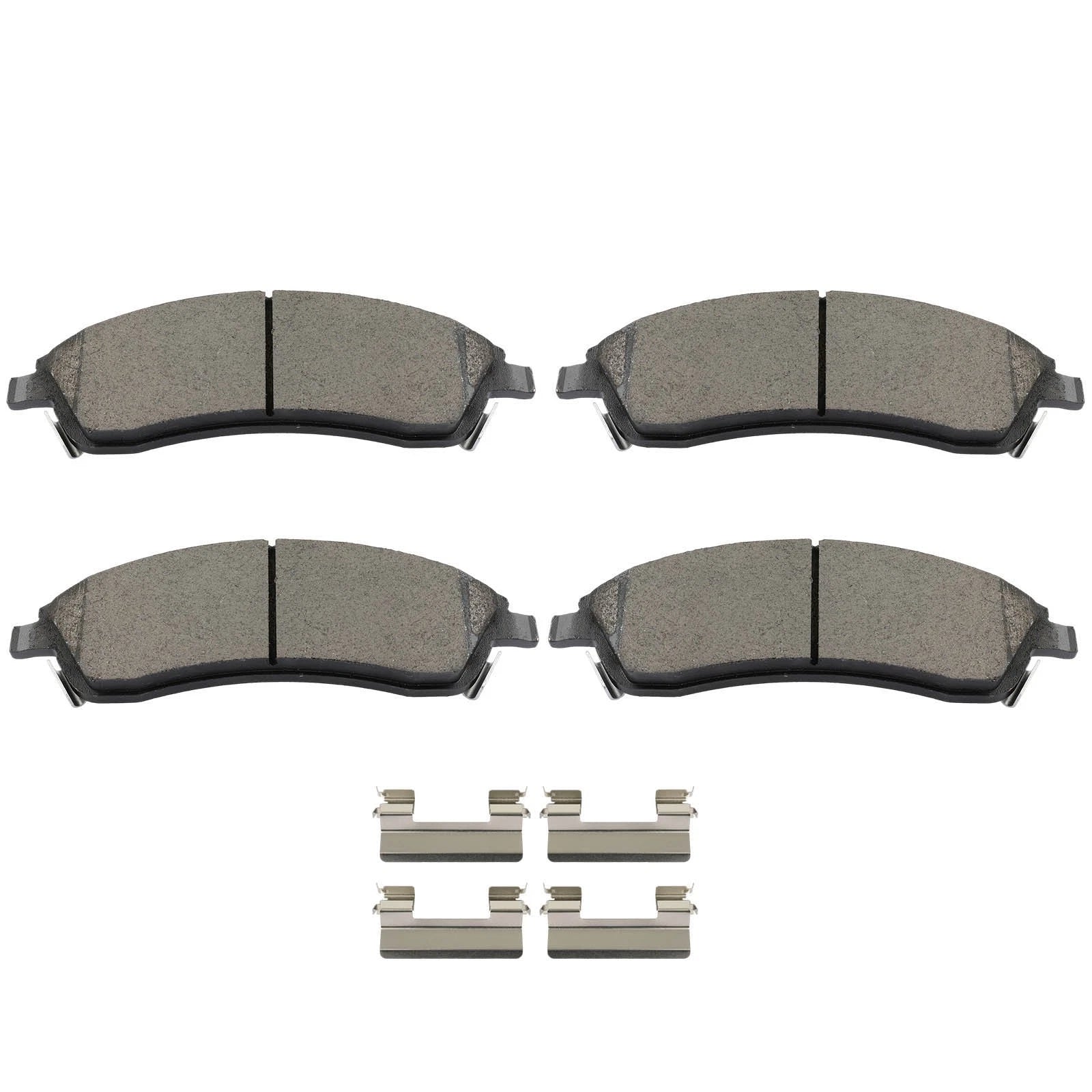 Set of 4 Front Brake Pad Assembly for Cadillac SRX (2004–2009) CTS (2006–2007)
