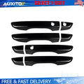Set of 4 Gloss Black Door Handle Covers for Honda Civic (2016–2021)