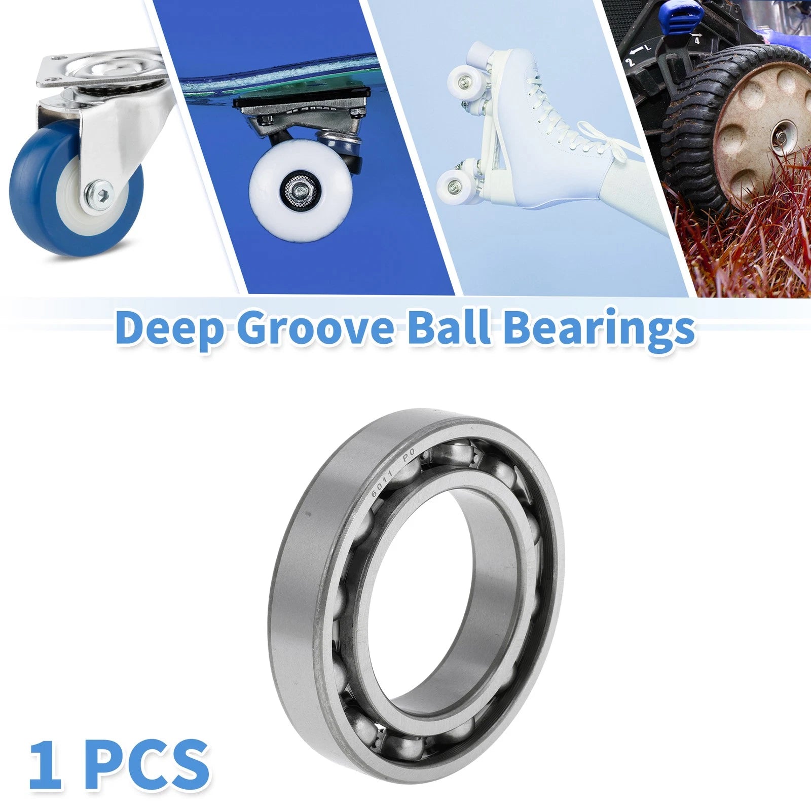 Deep Groove Ball Bearing 55x90x18mm for Scooter Skateboard (P0)