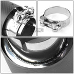 Pair of 2.5" Inlet 4" Slant Outlet Exhaust Muffler Tips
