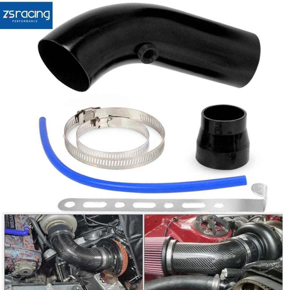 76mm Aluminum Cold Air Intake Pipe for Universal Cars