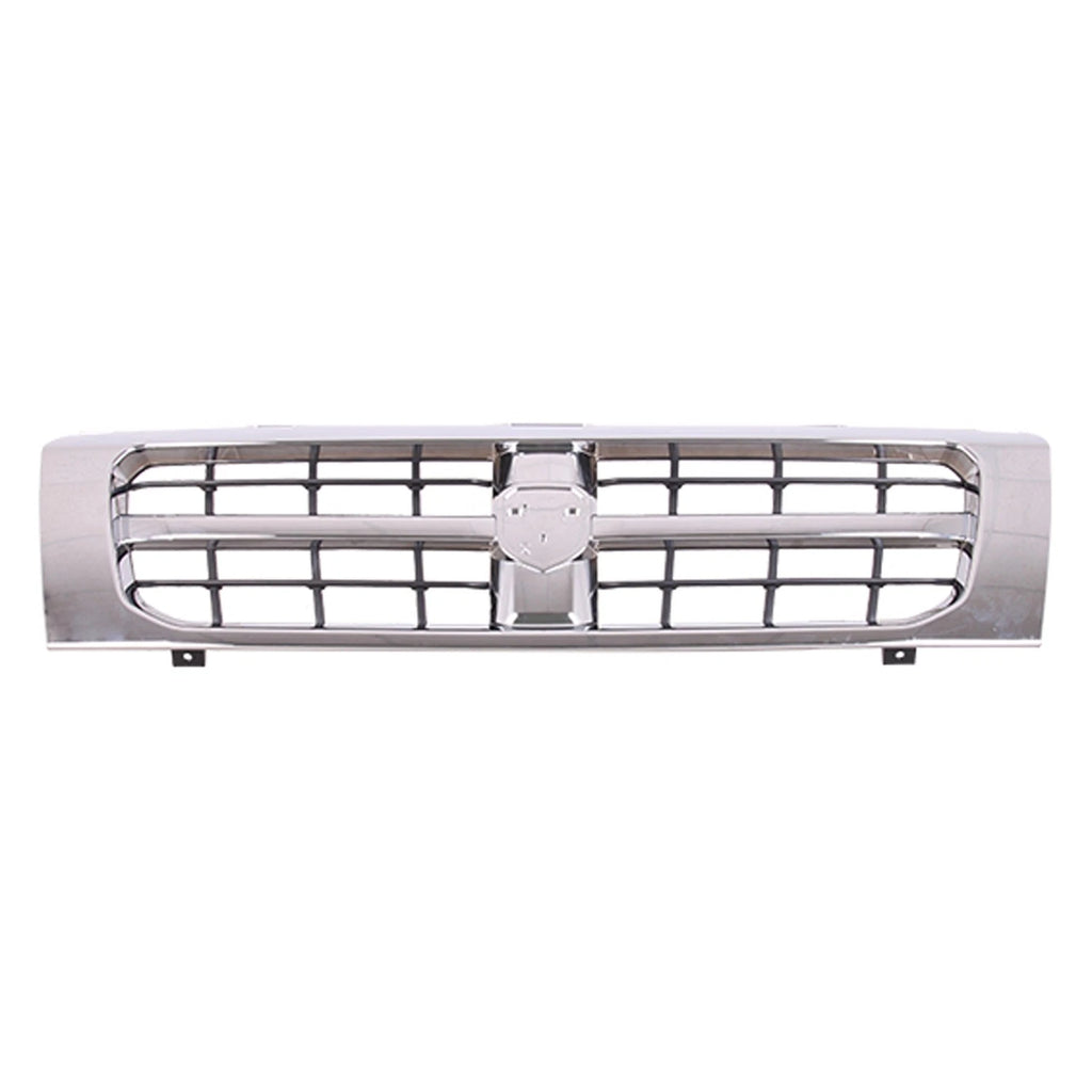 Replacement Gray Chrome/Matte Plastic Front Grille (See compatibility Chart)