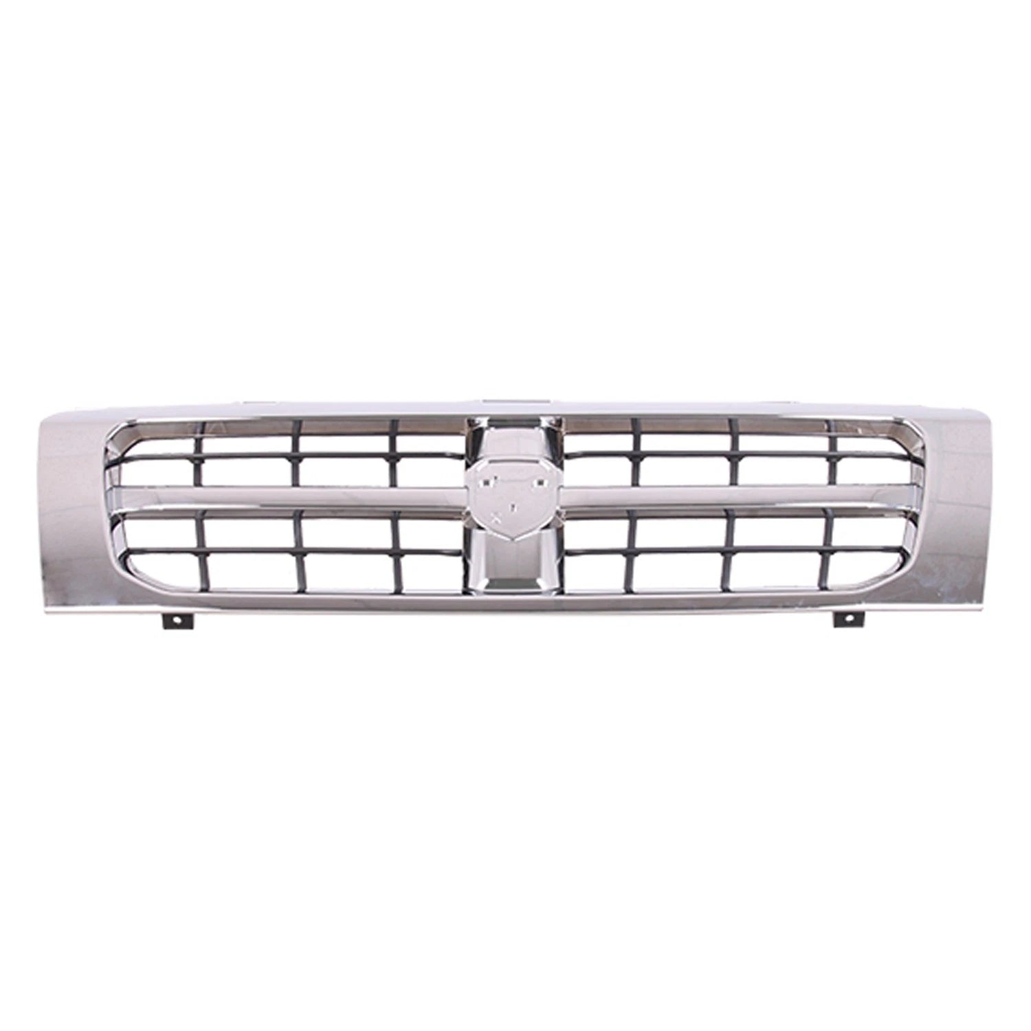 Replacement Gray Chrome/Matte Plastic Front Grille (See compatibility Chart)
