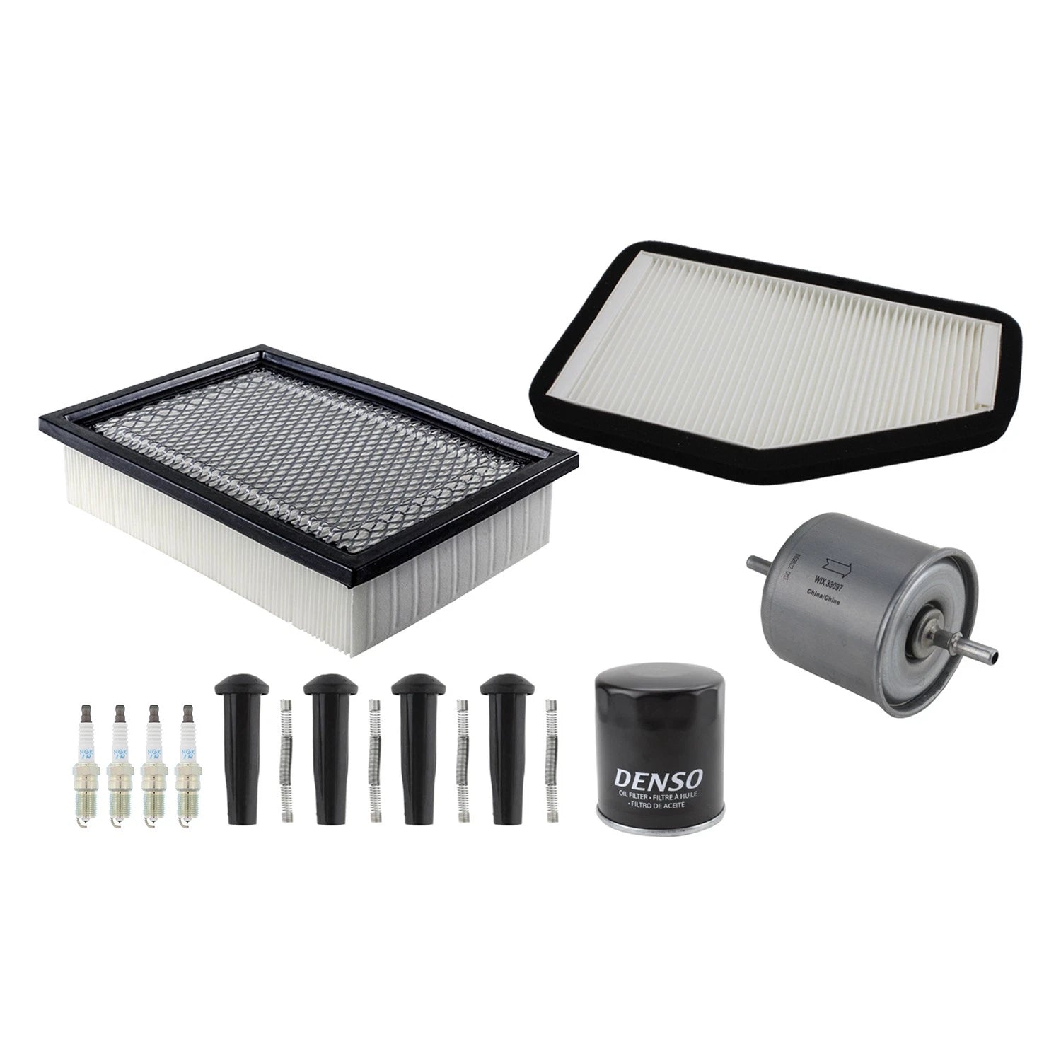 Tune Up Kit with 4 NGK Spark Plugs & Boots for Escape Mariner (2001–2010)