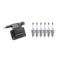 Set of 8 Hitachi Ignition Coils & NGK Platinum Spark Plugs for Ram 1500 2500 3500 V8