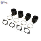 4X Carburetor Intake Manifold Boot for Yamaha XJ650 XJ750 (1981–1983)