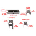Steel Tandem Axle Slipper Spring Trailer Hanger Kit for 2" Slipper Spring