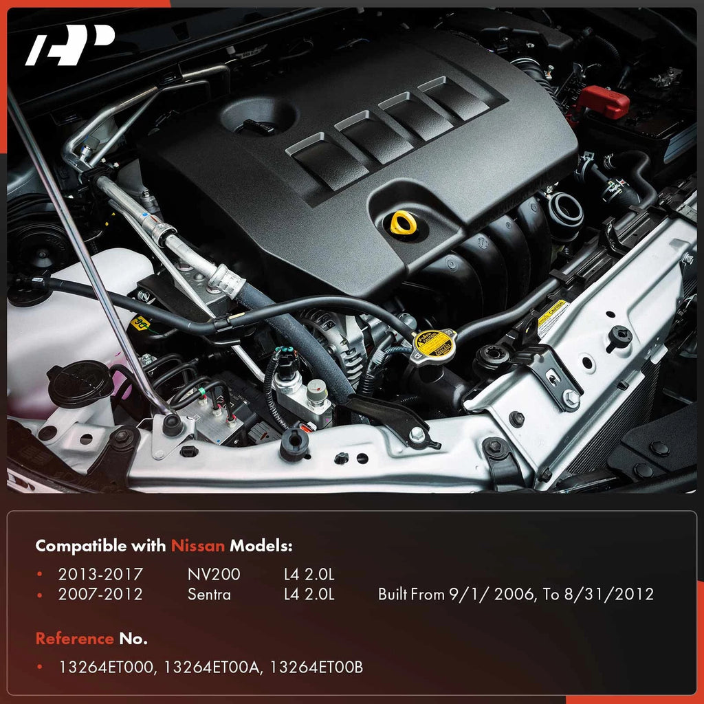 Red Engine Valve Cover with Bolts for Nissan Sentra (2007–2012)