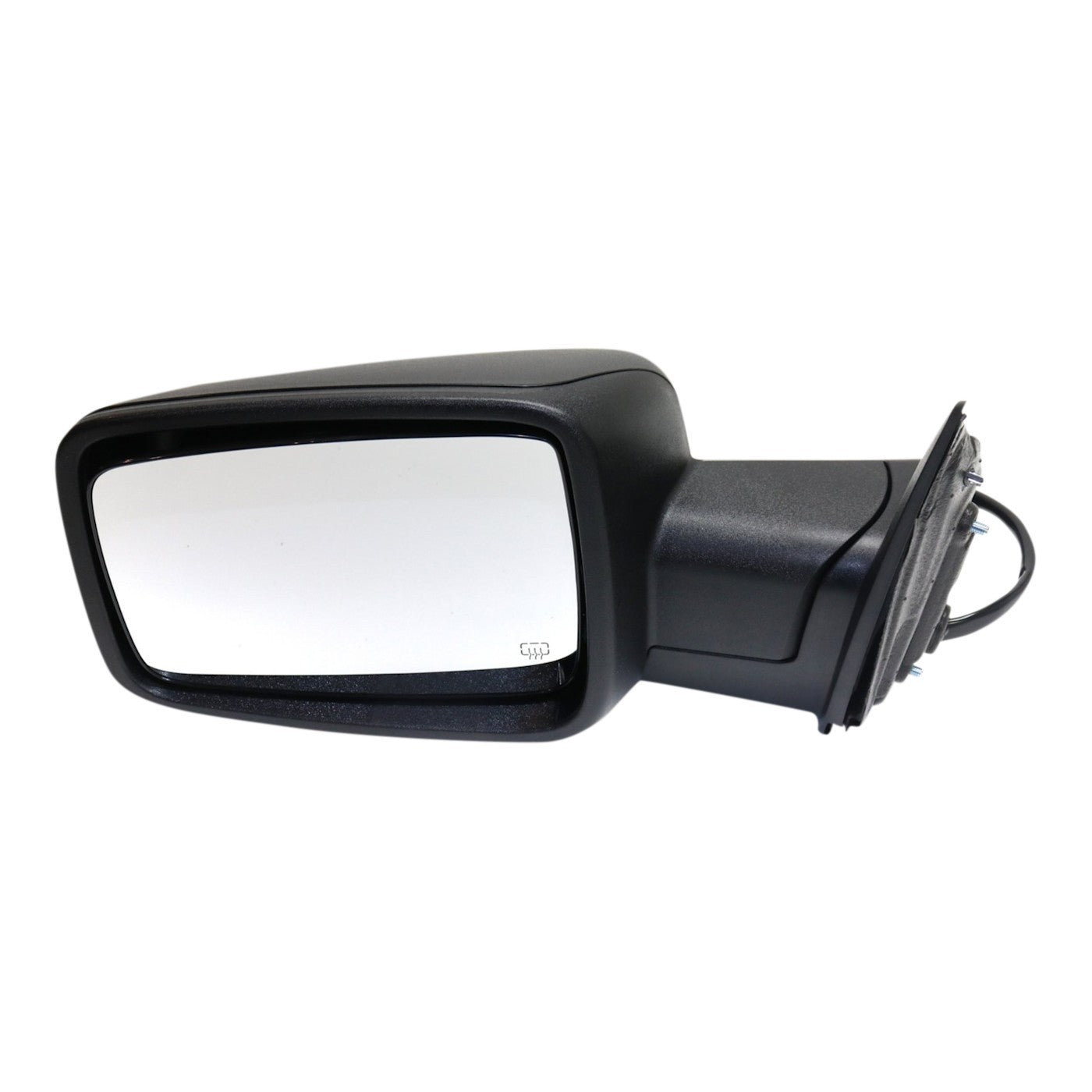 Power Mirror for Ram 1500 (2013) Left Power Folding Heated Textured Black