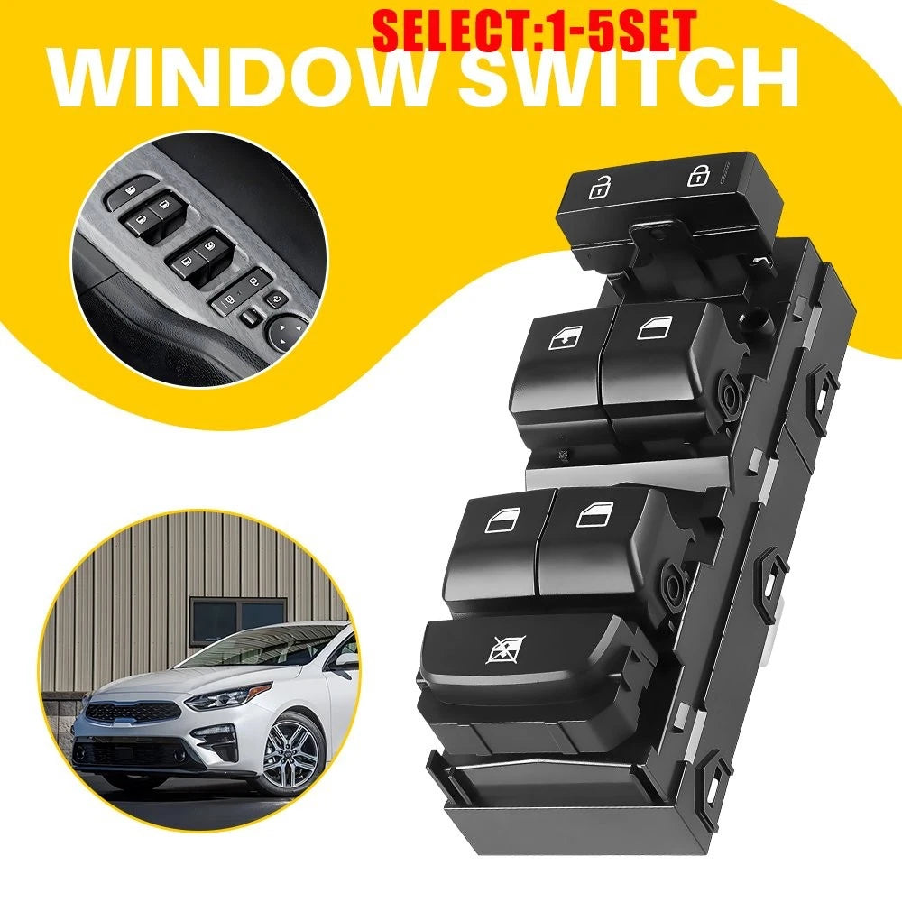 Driver Left Door Master Power Window Switch for Kia Forte (2019–2021)