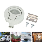 Flush Pull Latch for Marine Deck Hatch Door Accessories (White)