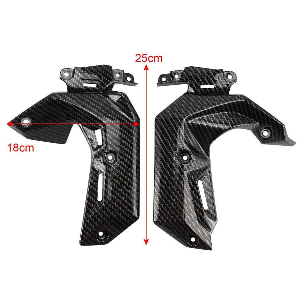 ABS Plastic Side Radiator Cover Panel for Kawasaki Z650 (2017–2019)
