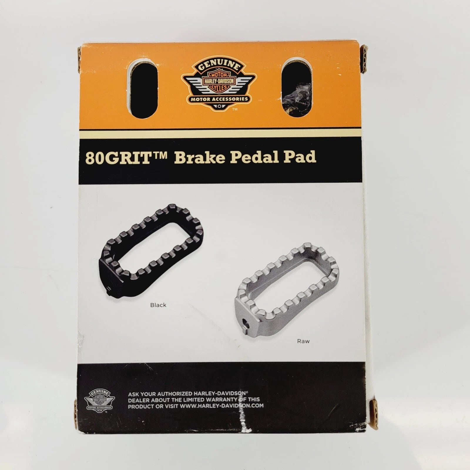 Brake Pedal Pad for Harley-Davidson FLSL FLDE (2018–Present) Black Anodized 80GRIT