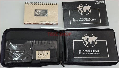 Owners Manual Set with Case for Lincoln Continental (1997)
