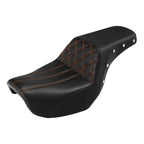 Two-Up Seat for Harley Dyna Wide Super Glide Low Rider (2006–2017)