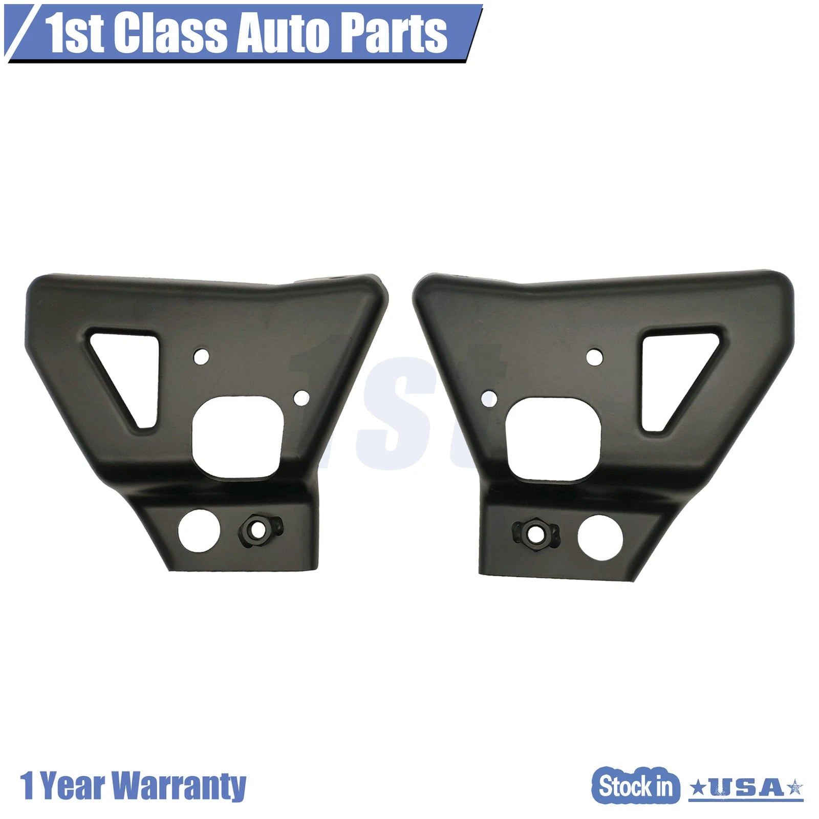 Set of 2 Front Bumper Brackets for Chevy Silverado 2500 3500 HD (2011–2014)