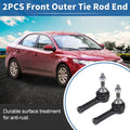 2pcs Front Outer Tie Rod End Links for Ford Explorer, Ford Flex 