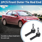 2pcs Front Outer Tie Rod End Links for Ford Explorer, Ford Flex 