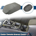 Center Console Armrest Covers for Nissan Pathfinder (2005–2012) Faux Leather Gray
