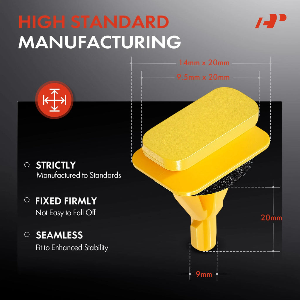 20Pcs Nylon Rocker Panel Moulding Retainers for GM Vehicles
