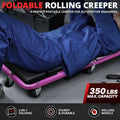 2-in-1 Rolling Creeper for Universal Fit (48" x 18" x 6", 330lbs Capacity)