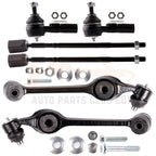 Set of 6 Front Lower Control Arms & Outer Tie Rod Links for BMW 745i (2002–2005)