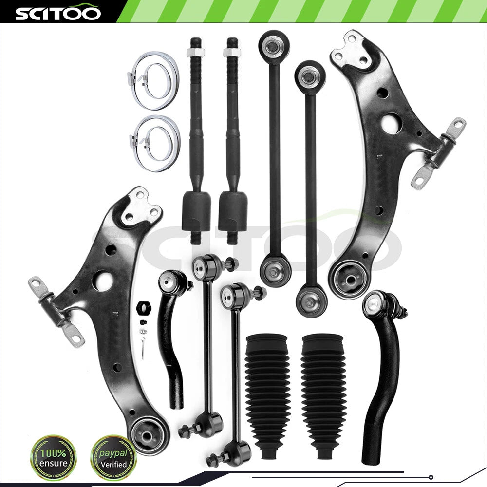 Front Rear Control Arm & Rack and Pinion Bellow for Lexus ES300 Toyota Camry (2002–2003)